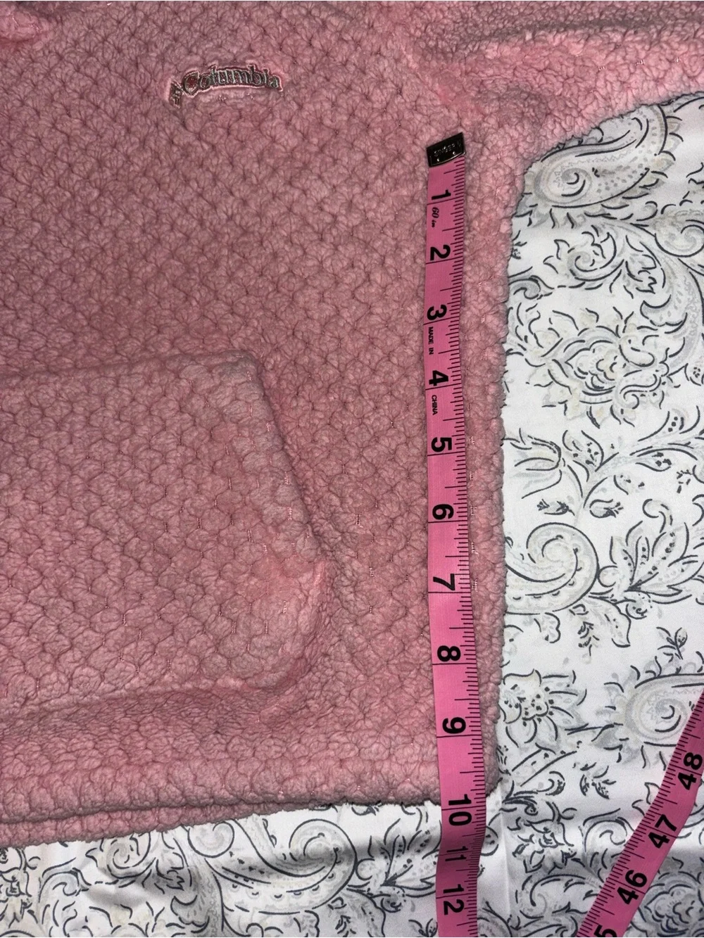 Columbia Girls' Sherpa/Fleece Pullover Hoodie - size small